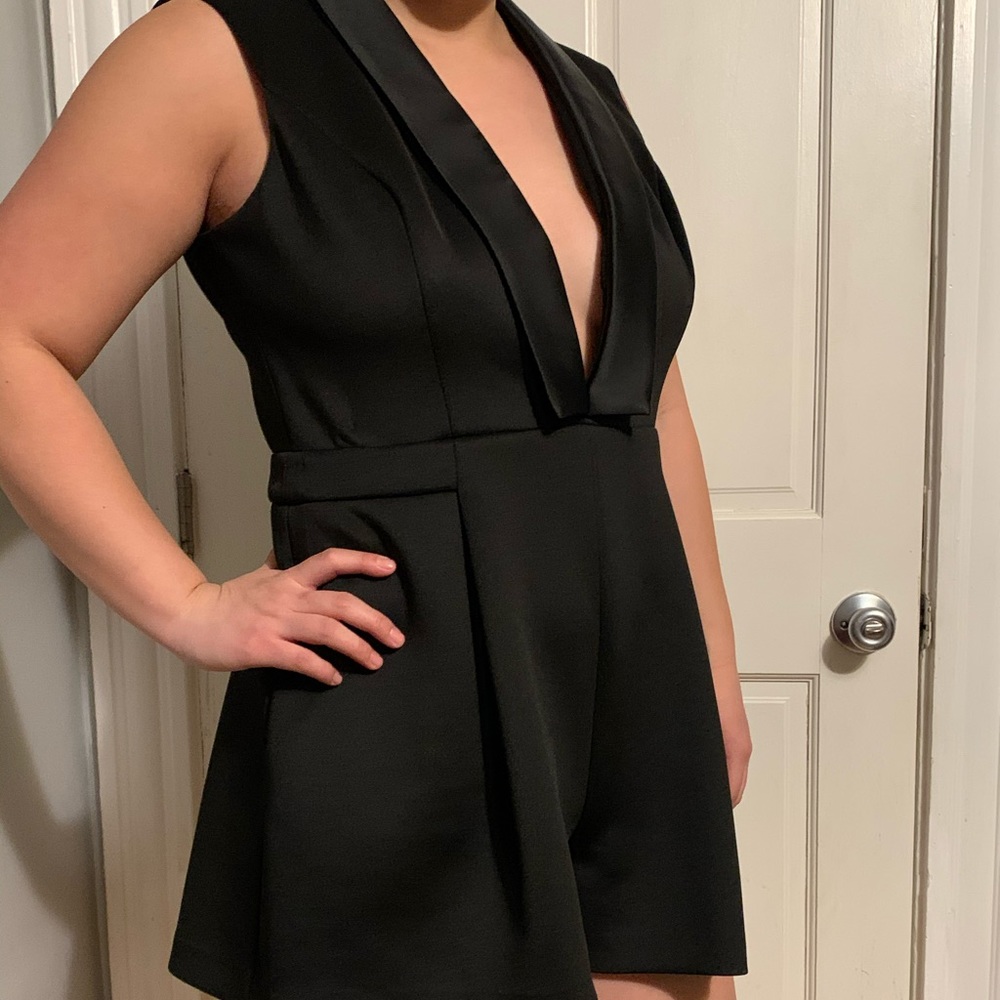 ASOS Black Tuxedo Romper